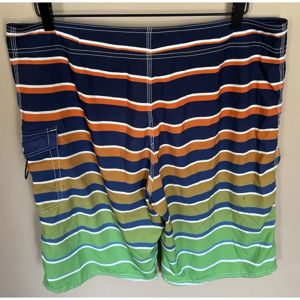 Oakley Board Shorts Green Mens 36 Swim Trunks Y2K